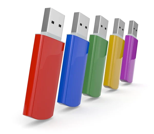 USB-sleutels — Stockfoto