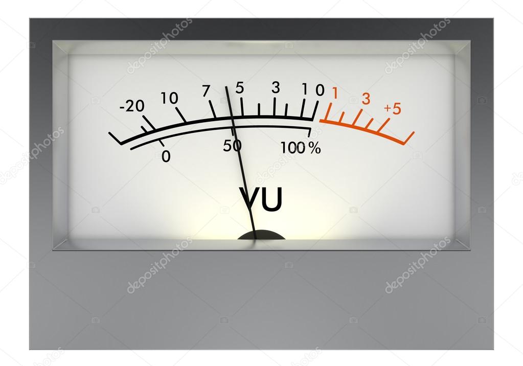 Analog VU meter