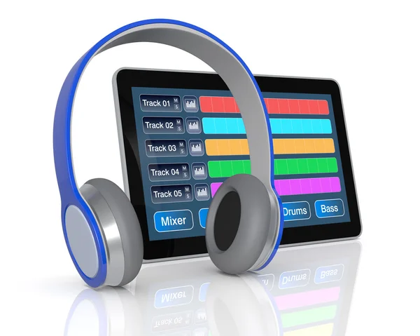 Computer music software — Stock Photo, Image