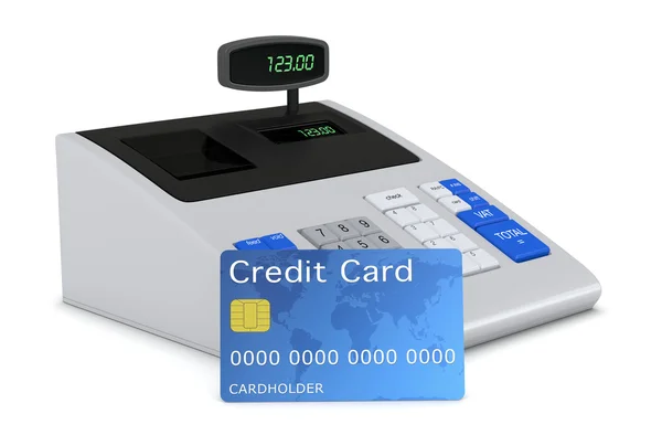 Shopping with credit card — Stock Photo, Image