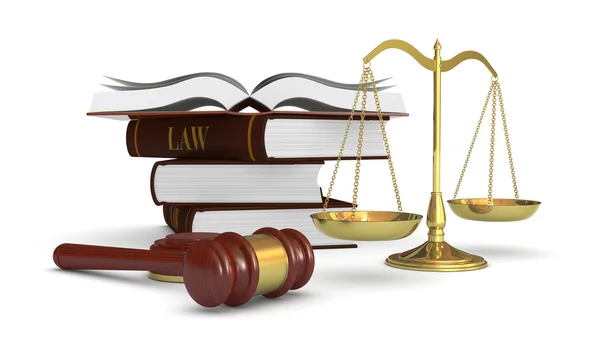 Concepto de derecho y justicia — Foto de Stock