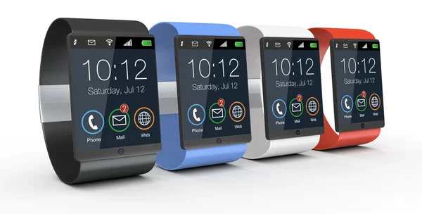 Moderní smartwatches — Stock fotografie