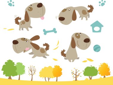 karikatür köpek koleksiyonu
