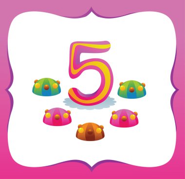 Koleksiyon tatlı çocuklar için sayı: 5