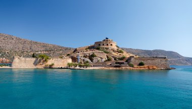 Girit spinalonga kale Yunanistan
