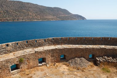 Girit spinalonga kale Yunanistan