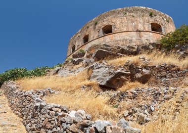 Girit spinalonga kale Yunanistan