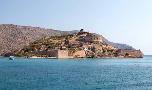 Crete Spinalonga Fortress Greece — Stock Photo, Image