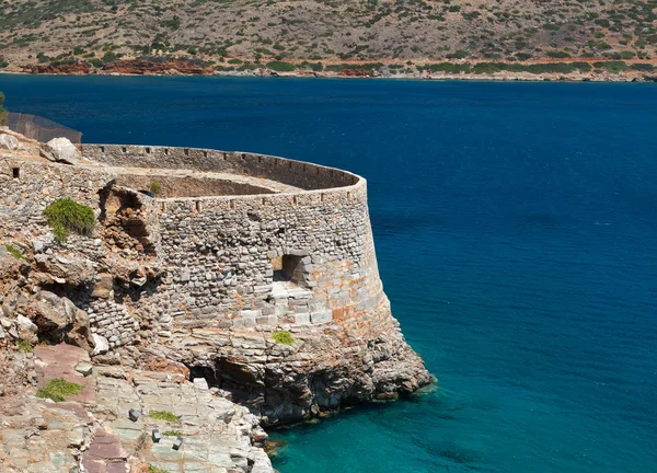 克里特岛 spinalonga 堡垒希腊 — 图库照片