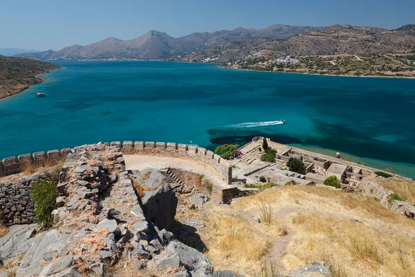 克里特岛 spinalonga 堡垒希腊 — 图库照片