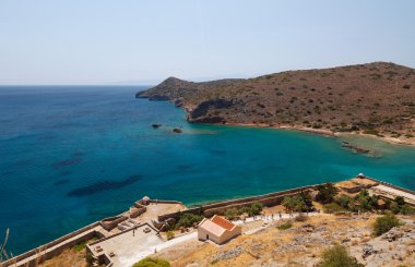 Girit spinalonga kale Yunanistan