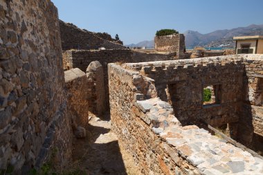 Girit spinalonga kale Yunanistan