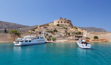 Girit spinalonga kale Yunanistan