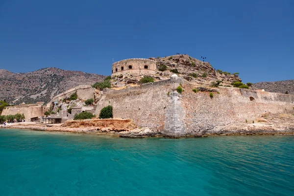 Crete Spinalonga Fortress Greece — Stock Photo, Image