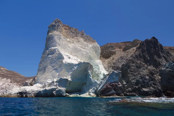Weißer Strand. akrotiri. Santorini — Stockfoto