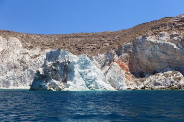 beyaz plaj. Akrotiri. Santorini