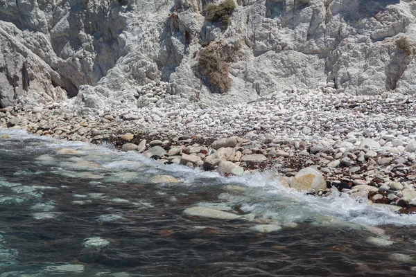 Playa Blanca en Akrotiri. Santorini. Países Bajos . —  Fotos de Stock