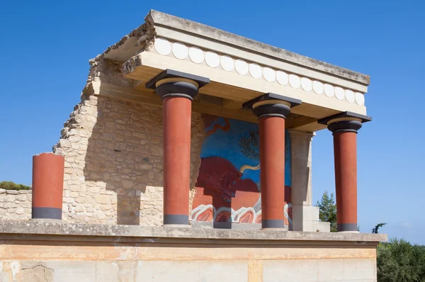 Knossos palast at crete, griechenland. — Stockfoto