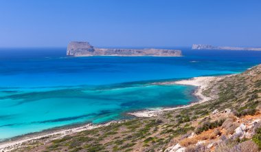 Gramvousa Island, crete, Yunanistan.