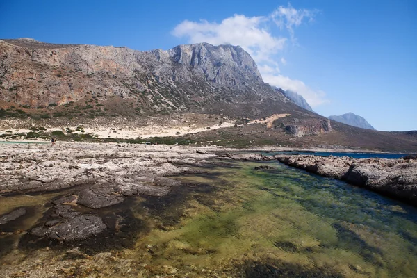 Балосская лагуна Крит, Греция — стоковое фото