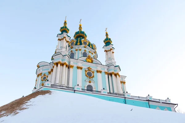 Igreja ortodoxa de Santo André em Kiev, Ucrânia — Fotografia de Stock