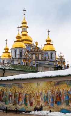 Saint michael Rus Ortodoks katedrali yaldızlı