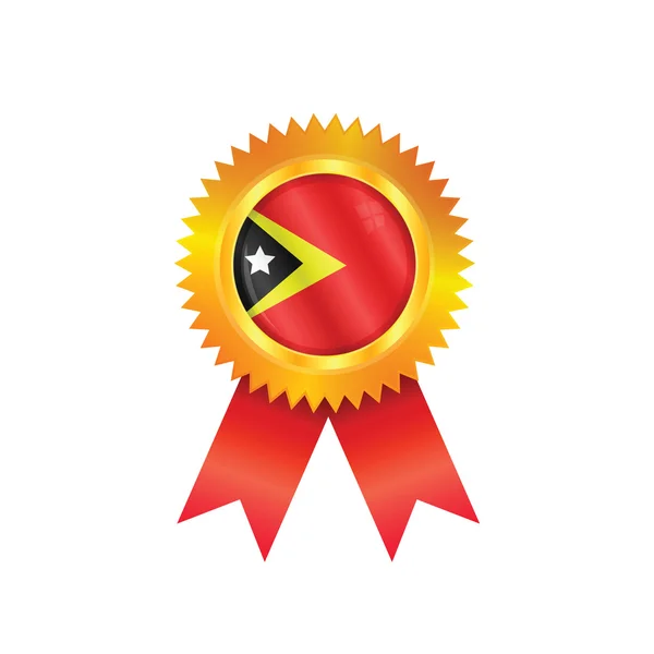 Timor medal flag — Stock Vector