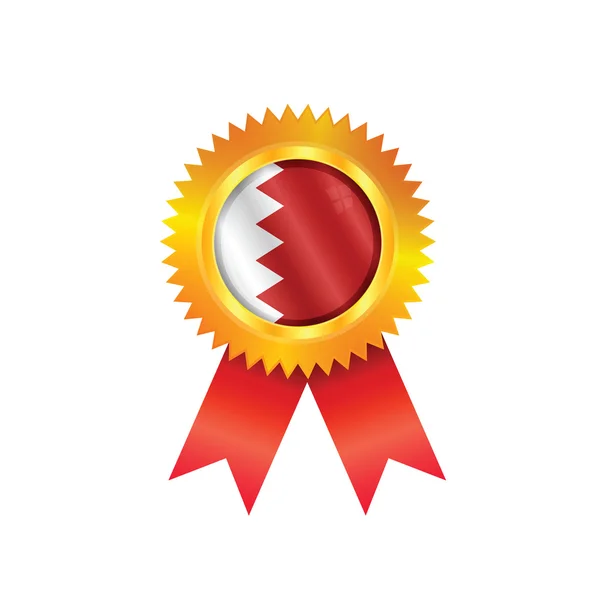Drapeau médaille Qatar — Image vectorielle