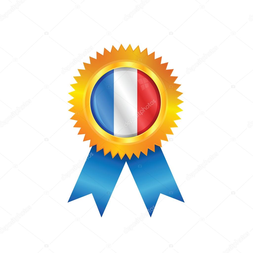 France medal flag