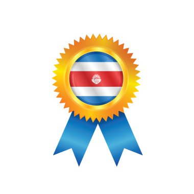 Kosta Rika madalya bayrağı