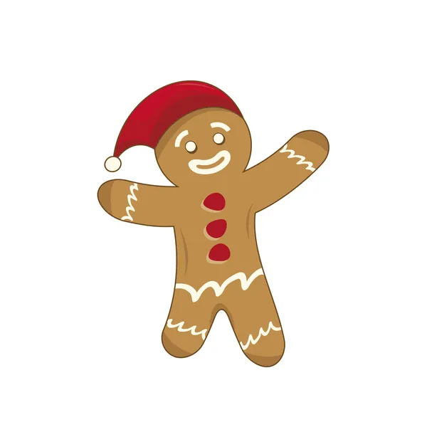 Happy xmas speculaaspop — Stockvector