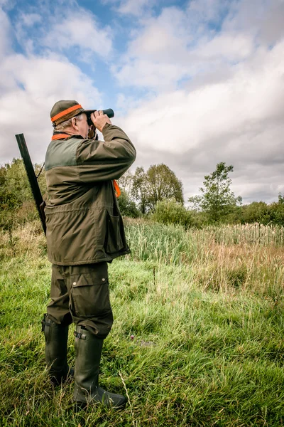 Hunter zoeken — Stockfoto