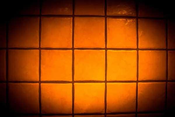 Surface de fond des carreaux orange — Photo