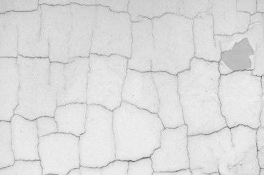 çatlaklar ile gri beton duvar