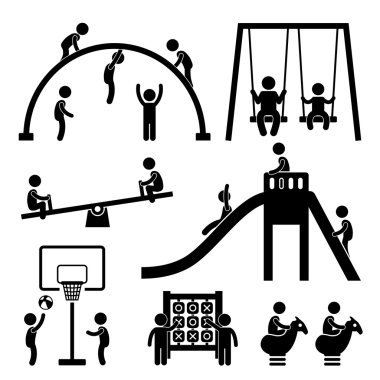 Children Playground Outdoor Park clipart