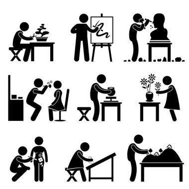 sanat sanatsal çalışma iş işgal sopa rakam sembol simge