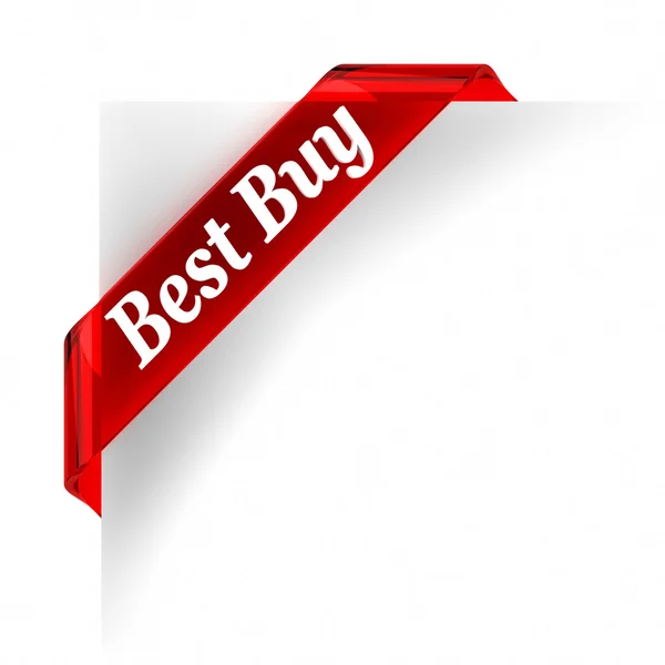 Best Buy Best buy rode vlag — Stockfoto