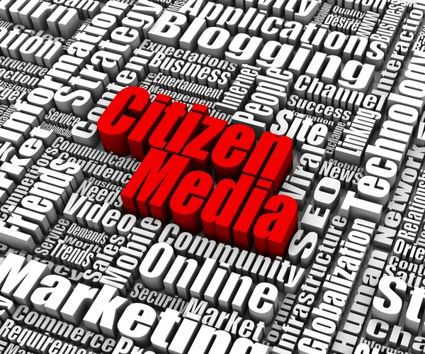 Citizen Media — 图库照片