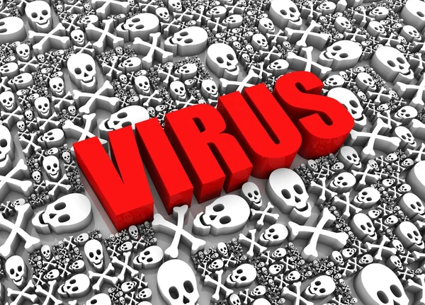 Вірус ризик — стокове фото