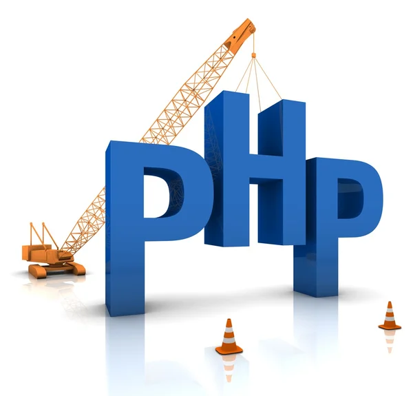 Codificação PHP — Fotografia de Stock