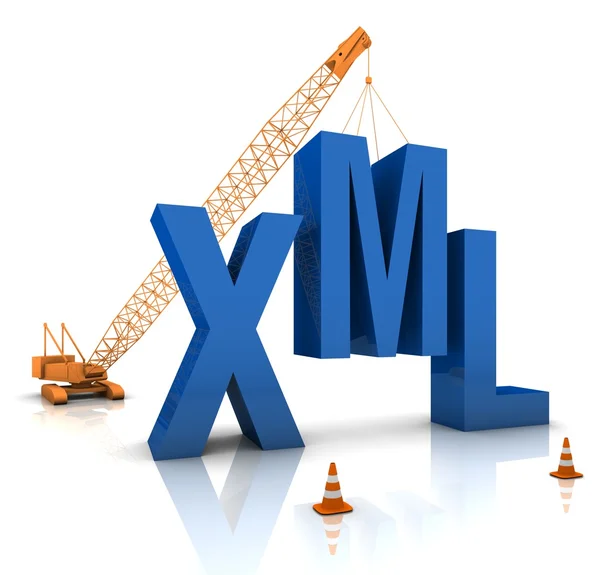 Código XML — Foto de Stock