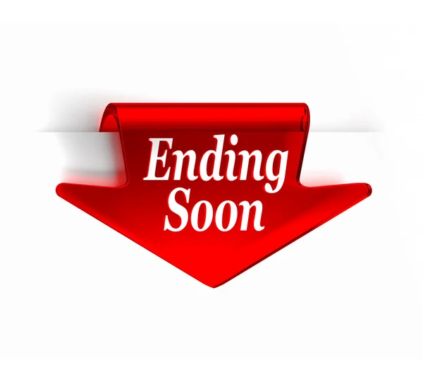 Ending Soon — Stock Photo, Image