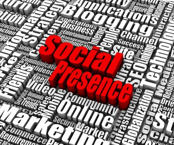 Social Presence — Stock Photo, Image