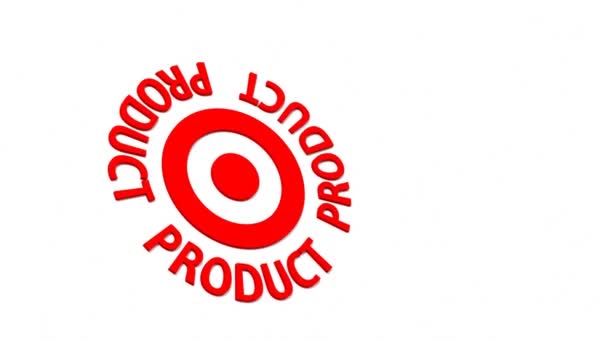 Product doel — Stockvideo