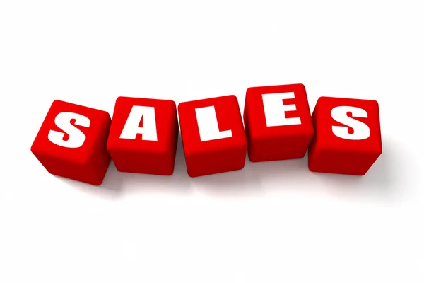 Sales Red — Stock Photo, Image