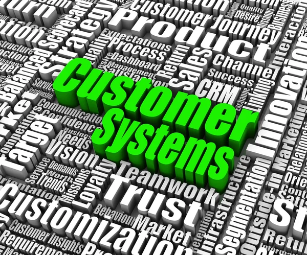Müşteri sistemleri — Stok fotoğraf