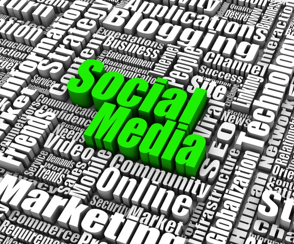 Sociale media — Stockfoto