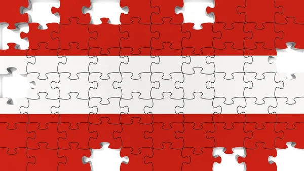 Oostenrijkse nationale vlag — Stockfoto