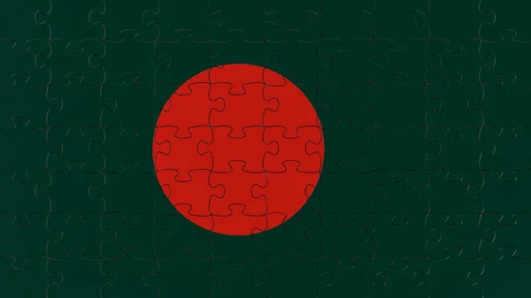 Bandiera nazionale Bangladesh — Foto Stock