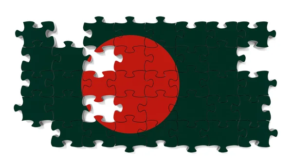 Bandiera nazionale Bangladesh — Foto Stock